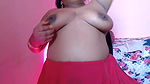 Desi Hotgirl21 takes off her clothes and bra and presses her boobs and gently rubs her nipples