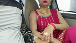 Cute Desi Indian Beautiful Bhabhi Gets Fucked with Huge Dick in car outdoor risky public sex