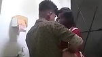 Lover fucking in washroom