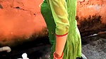 Indian Bhabhi bath in Chapakal and she press boobs and Enjoy the seen