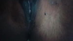 I am applying cream on my pussy and rubbing it with my finger