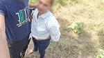 Indian Desi College girlfriend fuck outdoor in jungal, college lover couple (Hindi audio)