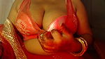 Hot lady shows her desi sexy big boobs