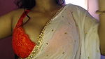 Hot desi girl is having fun by showing her youthful boobs to men