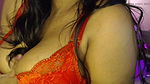 Hot desi girl is having fun by showing her youthful boobs to men