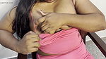 Kerala big boobs girl showing boobs while online work