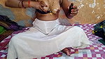 Juicy Bhabhi massaged her breasts, massaged my penis and enjoyed tapping my penis on her breasts