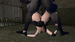 Jill Valentine fucked hard and bred by a mutant monster cock