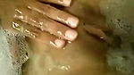 girl fingering in bath tub