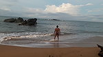 Indian twink nude in public on the beach