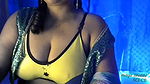 Hot Sexy Lady Bhabhi Showing off Her Lovely Boobs Keeping Her Bra off Her Boobs Under Her Boobs