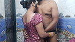 Hot Indian Desi Bhabhi Aishwarya giving handjob. He cum on her panties