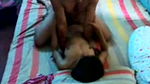 young indian couple homemade