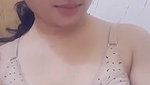 Beautiful girl showing