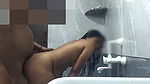 Famous tamil item aunty fucking without condom doggy style bathroom