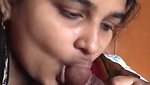 Cute Desi Sucks Cock