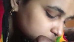 Cute Desi Sucks Cock