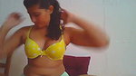 Beautiful girl showing