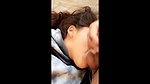 cousin sucking dicking taking cum on boobs