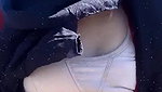 Hijabi collgeGrl Showing Her Puff Boobs to Lover Outdoor