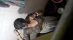 filming my granny in shower
