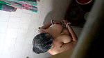 filming my granny in shower