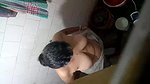 filming my granny in shower