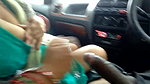 gujarati bhabhi in car with young lover