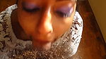 indian amateur in white top blowjob