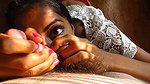 indian amateur in white top blowjob