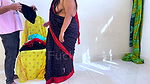 When Telugu Aunty wearing saree without blouse went to the shop to buy bra, Shopkeeper Fucks her while She Trial The Bra – Cum