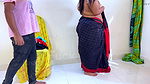 When Telugu Aunty wearing saree without blouse went to the shop to buy bra, Shopkeeper Fucks her while She Trial The Bra – Cum