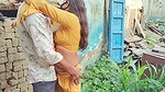 Stepsister went to the field to get vegetables and had sex with her stepbrother there, Outdoor Sex Hindi