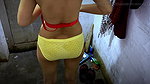 SLIM GIRL Aunty changeing clothes nude video in bathroom