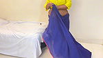 Sali blue saree & yellow Blouse pahanty samay Jija chodai keliy Jabardast – 52 big tits & 56 big ass Fucked with tied her hand