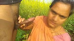 My Indian Bhabhi ko sarso ke khet me lund chusaya, fir dogy style me choda, Hindi me