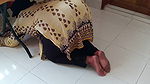 Indian desi big ass sexy stepmom gets stuck under table while cleaning Room then stepson fucks her in the ass and cums