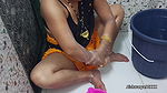 Indian Desi Bhabhi Bathing