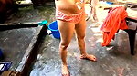 Indian Bhabhi bath in Chapakal and she press boobs and Enjoy the seen