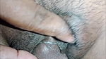 I satisfied my sister-in-law by rubbing my thick penis on her pussy today
