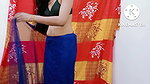 Hot your priya ki mast chudayi in blue Saree hot video