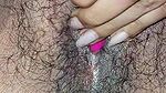 Hot Desi Indian Bhabhi Hairy Pussy Inserting Dildo