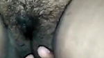 Hasband fingering his wife pussy