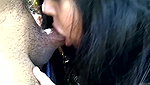 super hot gf giving wild blowjob