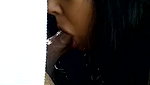 super hot gf giving wild blowjob