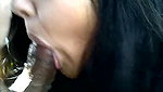 super hot gf giving wild blowjob