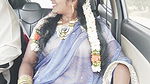 Car sex, telugu dirty talks, silk aunty with hyd driver crezy romantic journey