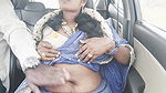 Car sex, telugu dirty talks, silk aunty with hyd driver crezy romantic journey