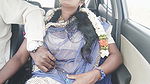 Car sex, telugu dirty talks, silk aunty with hyd driver crezy romantic journey