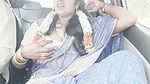 Car sex, telugu dirty talks, silk aunty with hyd driver crezy romantic journey